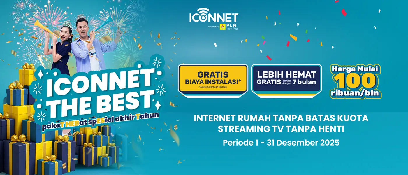 ICONNET Promo Gratis Pemasangan di Bulan Desember 2025